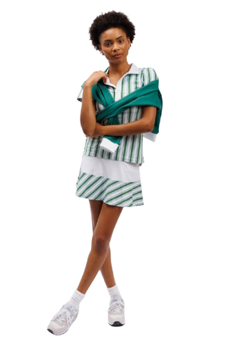 MOLLY SKORT WHITE/FIELD GREENS(15019)