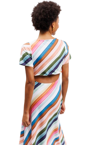 SMITH & QUINN CELINE DRESS GOGO STRIPE