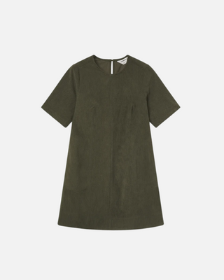 Short Dress, Olive Green