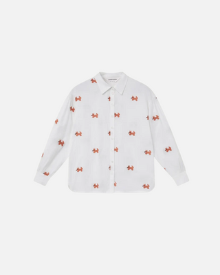 Shirt, White Print