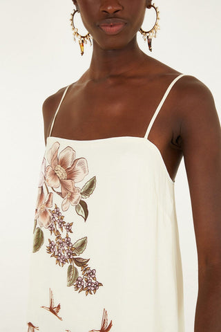 Toile de Rio Off White Maxi Slvless Dress
